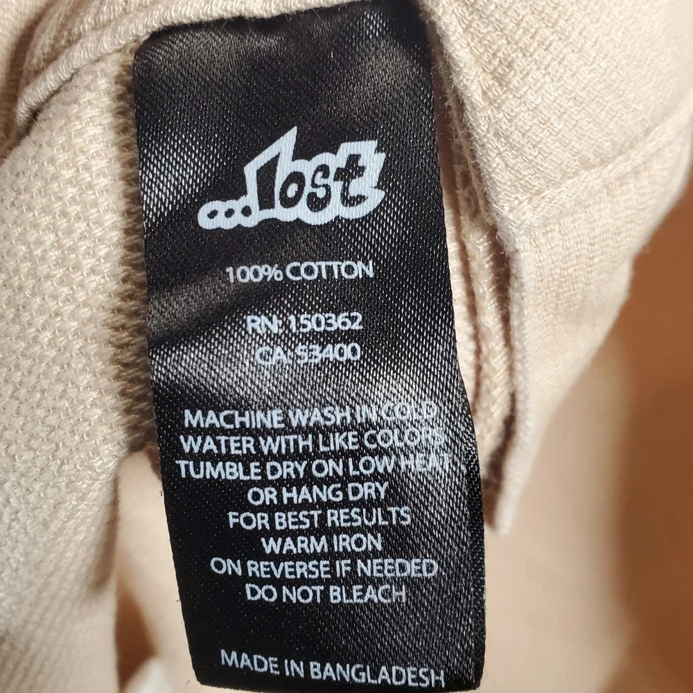 Lost Enterprises Pants Mens 36x32 Tan Cotton Canvas Carpenter Utility Skater Y2K